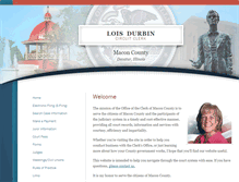 Tablet Screenshot of cclerk.co.macon.il.us