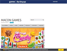 Tablet Screenshot of games.macon.com