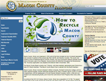 Tablet Screenshot of co.macon.il.us